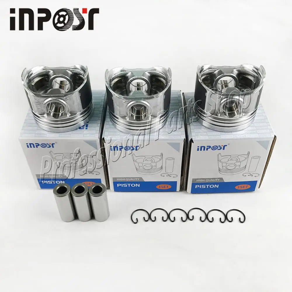 

D902 Z602 3 комплекта STD поршневой для KUBOTA D902 D902EBH (масляное кольцо 3 мм)