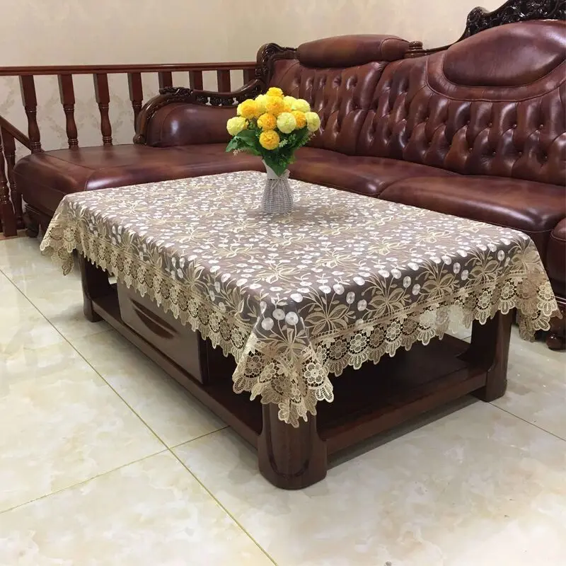 Прикроватный стол обеденный ткань пасторальная кружевная пряжа Европейский