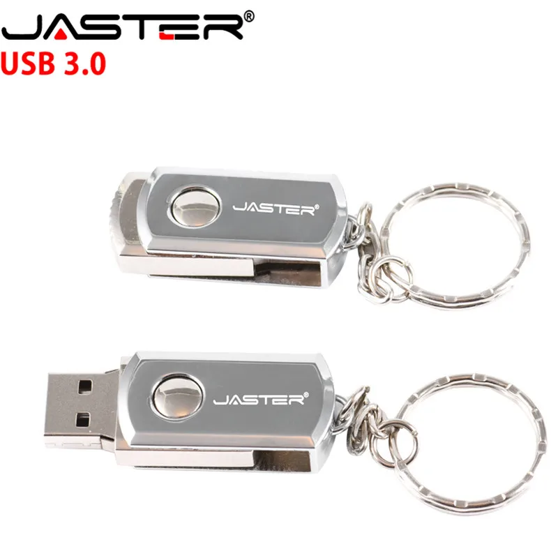 JASTER хит продаж металлический USB флеш-накопитель 3 0 брелок для ключей 128 Гб 64 ГБ 32 16 8