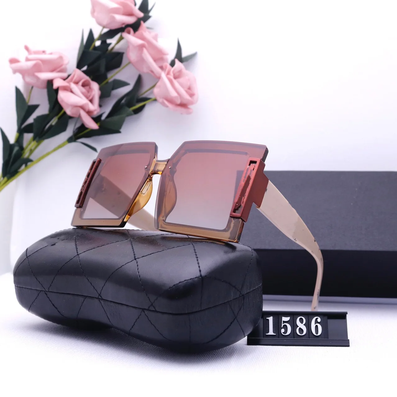 

Designer Original Brand Men UV Protection Polarized Sunglasses Oversize Frame Retro Outdoor Shades Glasses Driving Eyewear Gift