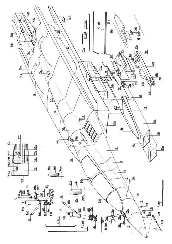 Модель бумаги GPM MIG 29 UB Fighter 3D DIY|Картонные конструкторы| |