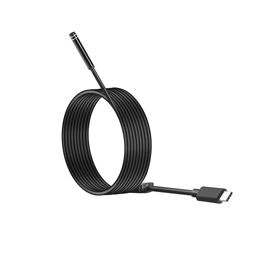 7 мм 1/3/5 м USB TYPE-C инспекционный видеоэндоскоп с Камера 6LED HD для S8 LG G5/G6/V20 пикселей