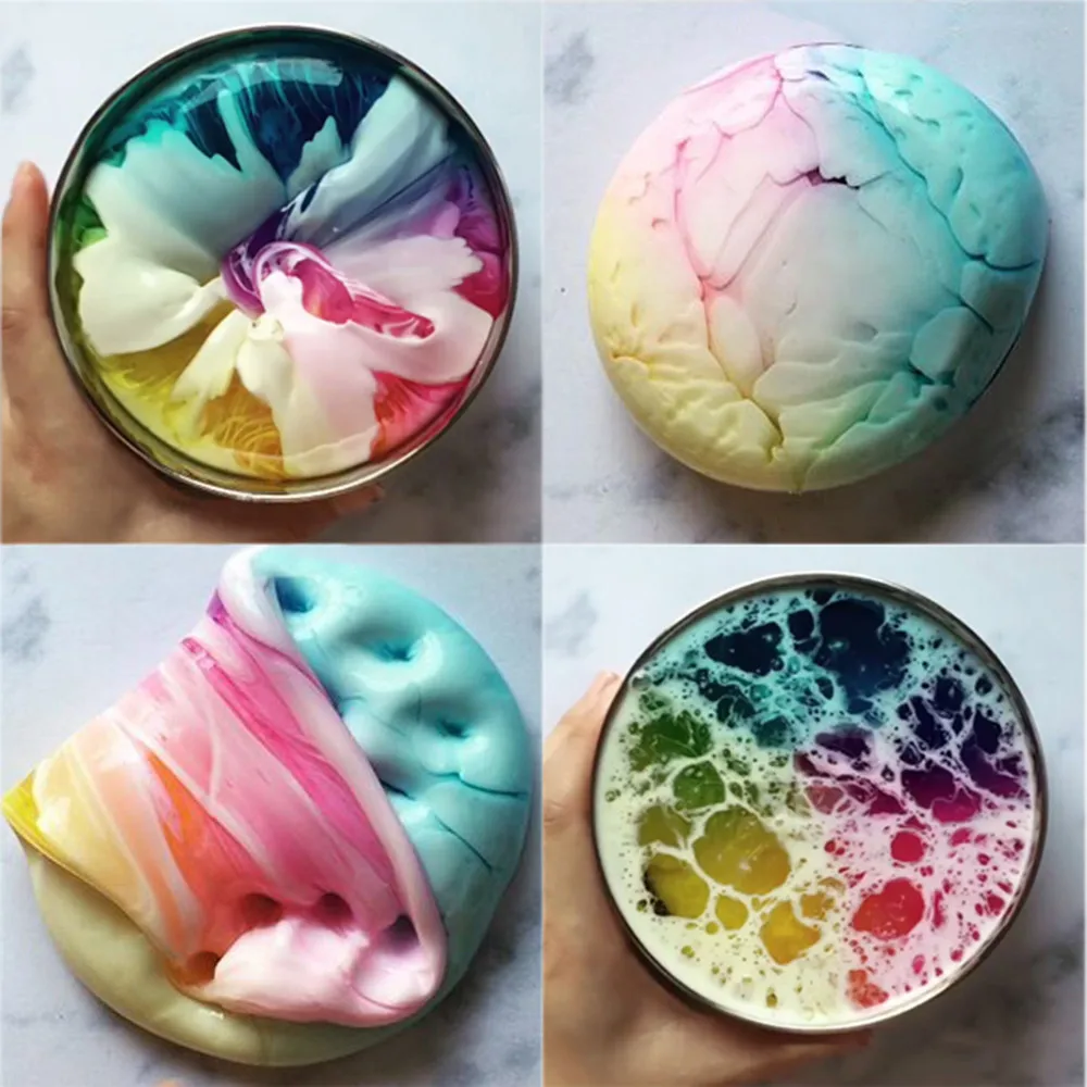 

Beautiful Color Mixing Cloud Slime Putty Scented Stress Kids Clay Toy cute squishy squeeze toy fidget toy decompression