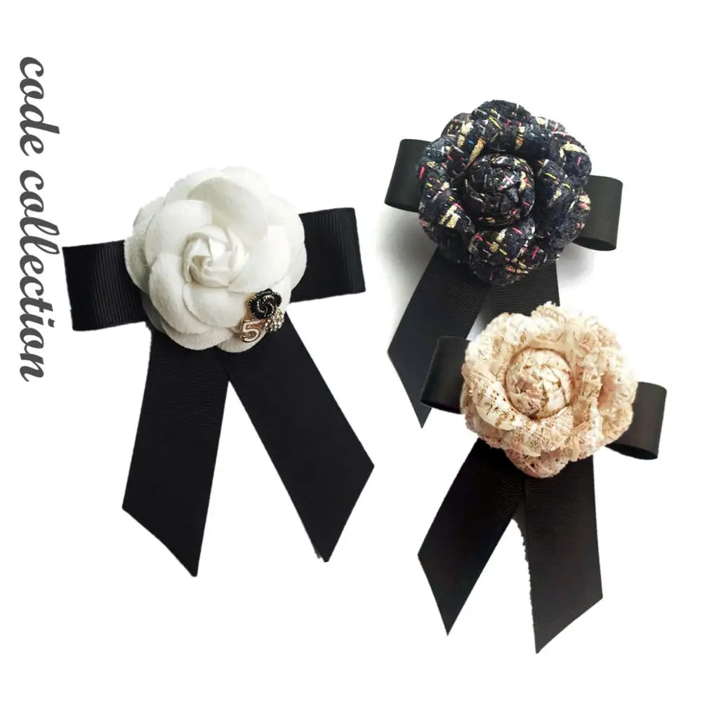 Новый Винтажный цветок Камелия ленточный штифт отворотом для женщин и мужчин Cillar