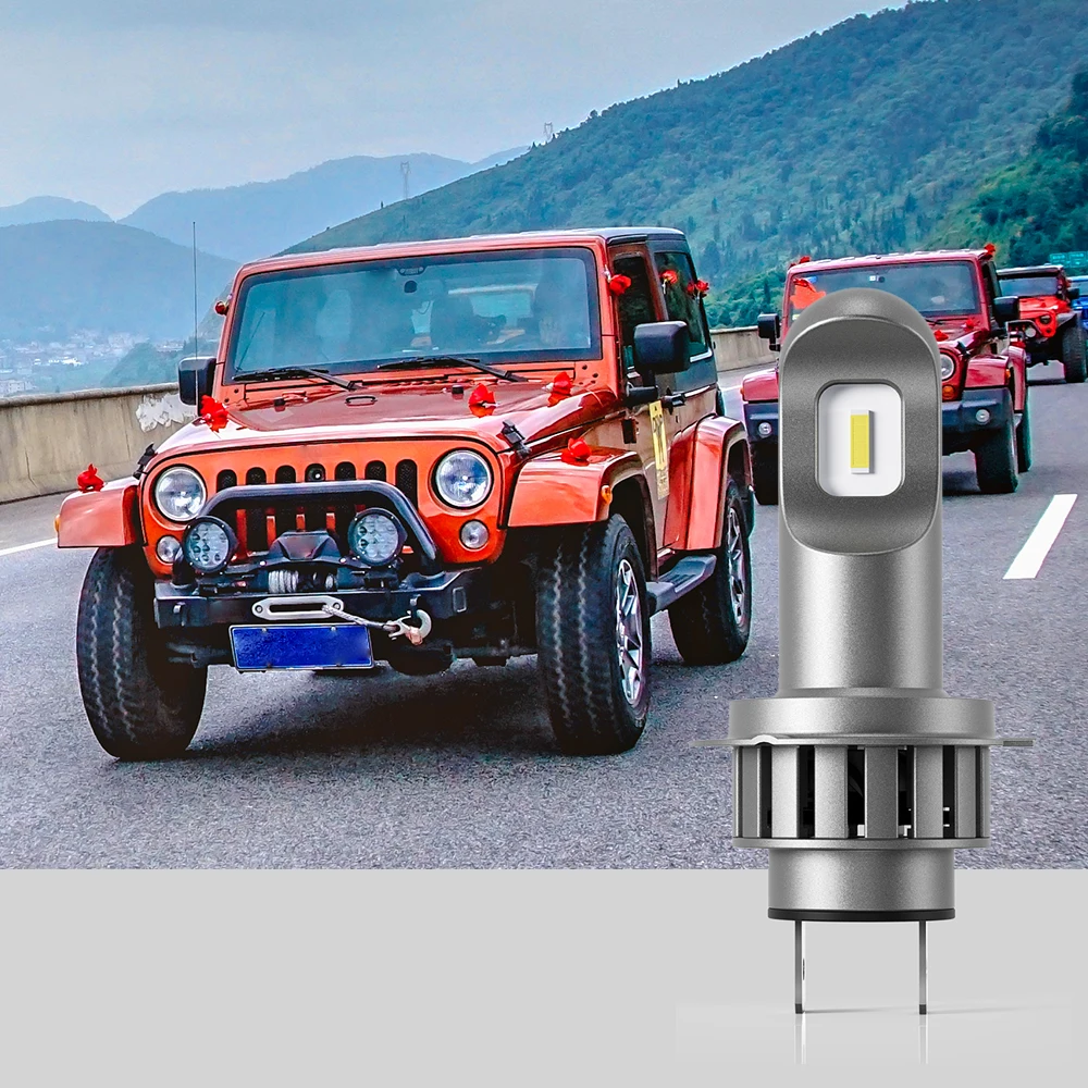 

Space Aluminum 1000lm Waterproof IP68 Car Headlamps Universal Car Front Lights Car Lamps for Trucks Automobile Vehicles