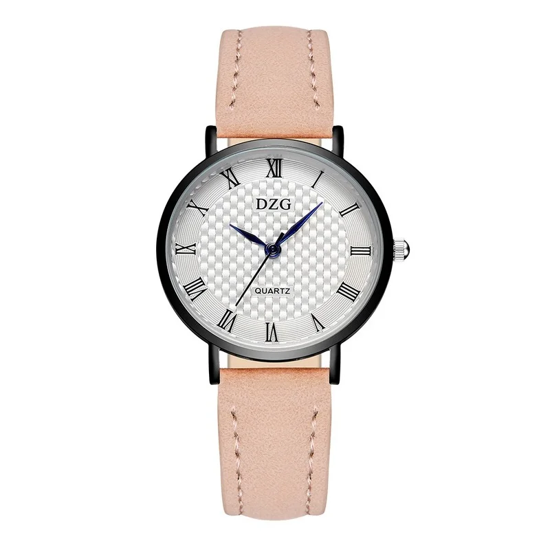 

Girls Watch Clock Ladies Casual Bracelet Morandi Color Leather Strap Fashion Ladies Small Dial Watch Gift Relogio Feminino