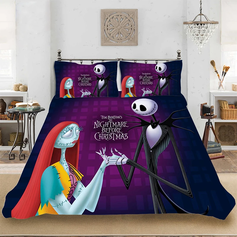 Комплект постельного белья включая пуховое одеяло наволочка с принтом домашний