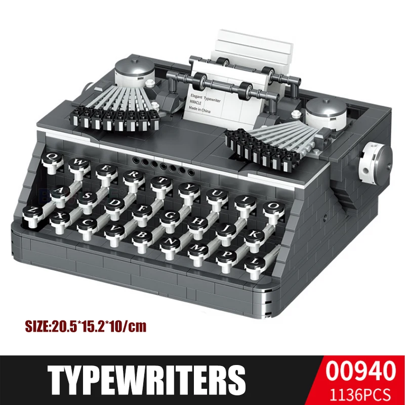 1136 шт. Винтажная коллекция механик пишущая машинка клавиатура в сборе модель