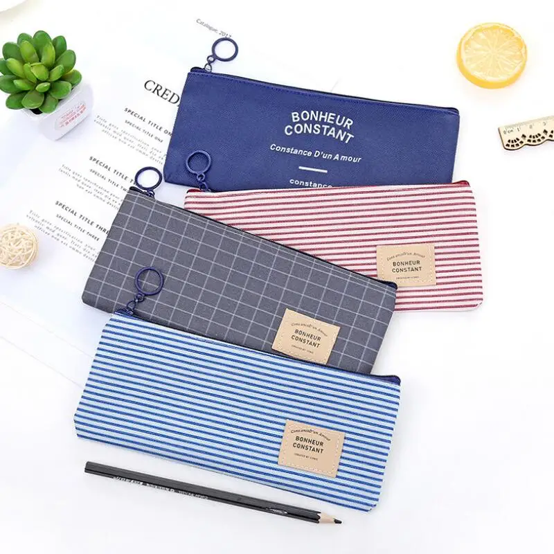 Популярные канцелярские принадлежности Пенал из ткани школьная карандашная