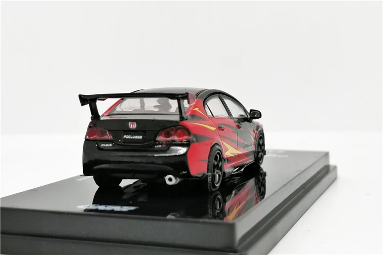 INNO64 1: 64 Honda Civic FD2 type-R FD Club Сингапур TOYZ сеть литья под давлением модель автомобиля