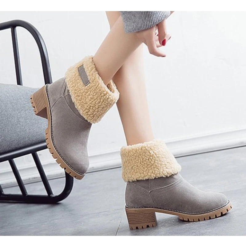 Ботильоны женские беговые кроссовки взрослые дышащие зимние уличные спортивные