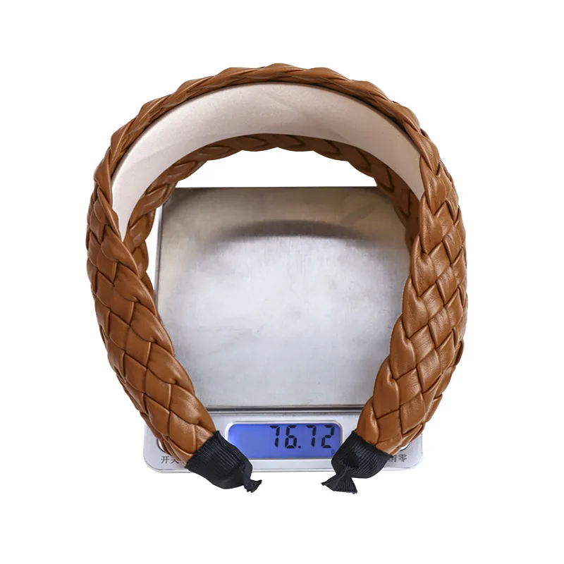 

New Top Woven Hairband For Women Girls Hair Head Hoops Bands Accessories PU Headband HeadWrap Headwear Headdress F126