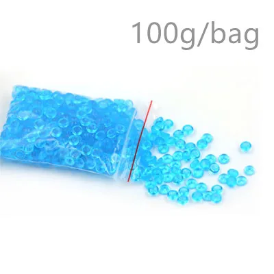 100g Blue 100 г/пакет цветной Лизун добавка Рыбная чаша DIY бусины для искусства вечерние ремесло слизи украшения аксессуары поставки ваза делая игрушки - Цвет: 100g Blue