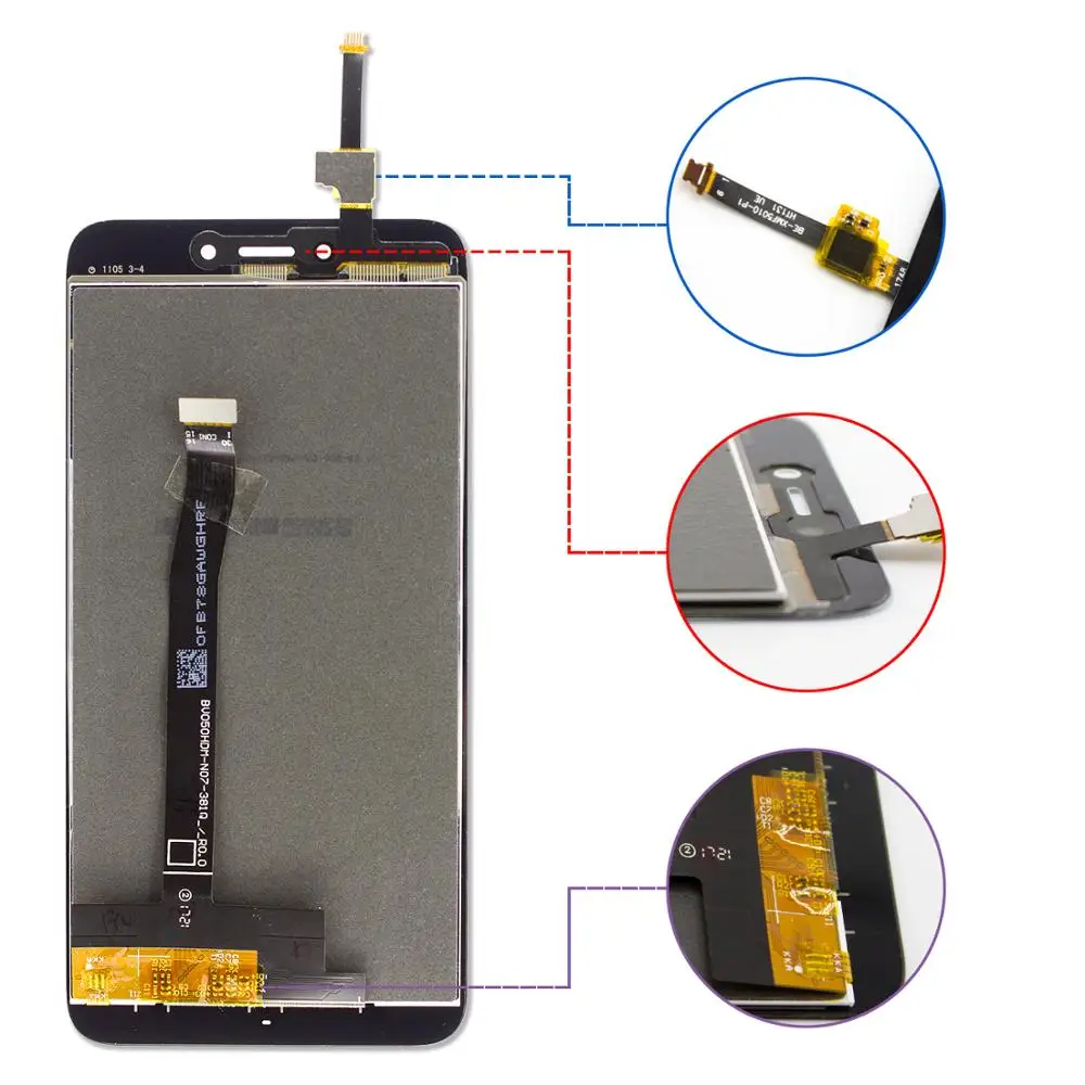 5.0&quot LCD For Xiaomi Redmi 4X Display Replacement Digitizer Assembly Red Mi 4 X 3D Ecran Screen with Tempered Film + Repair Tools |