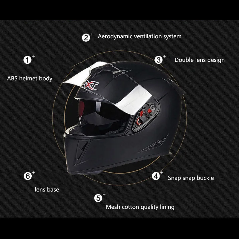 Полный лицевой карбоновый мотоциклетный шлем профессиональный гоночный для