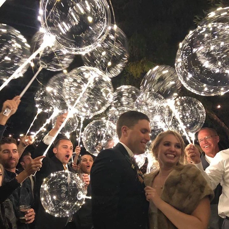 12/20/24/36-дюймовые прозрачные глобусы прозрачного шара на гелиевых надувных свадебных, детских дней рождения, душа для младенцев.