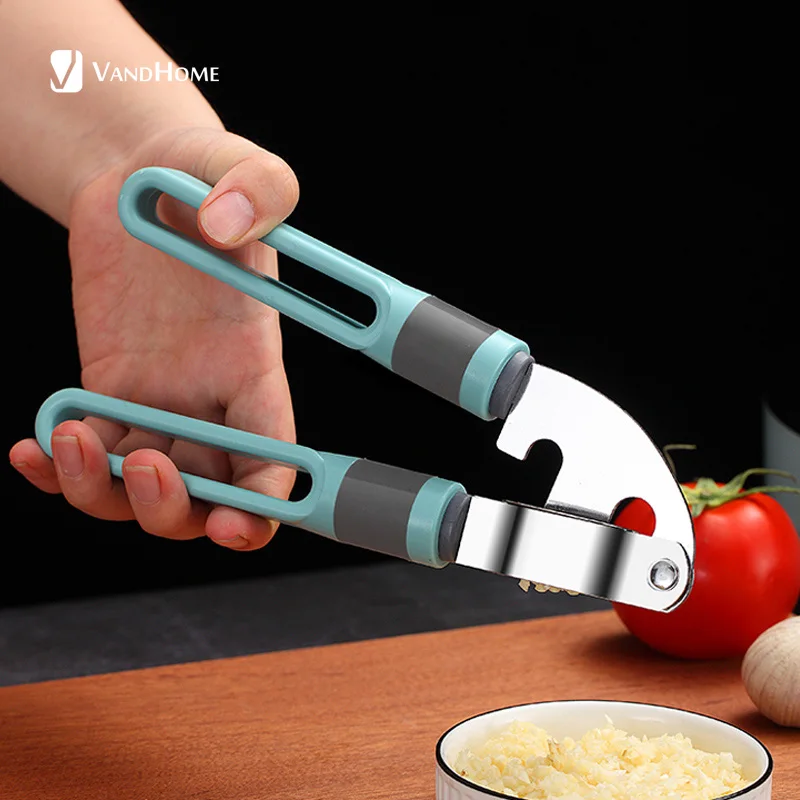 VandHome Пресс для чеснока из нержавеющей стали ручной измельчитель имбиря и с