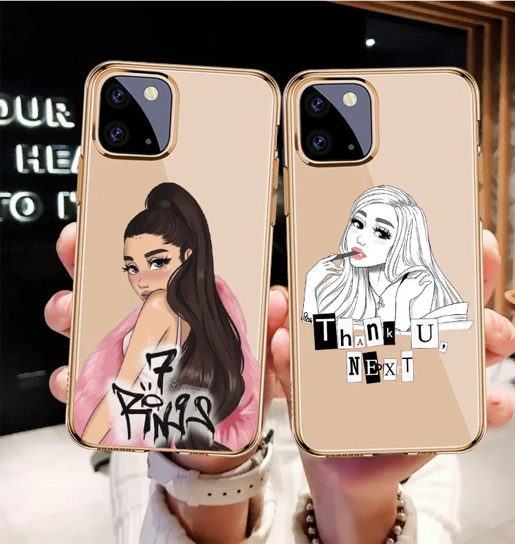 Спасибо следующий Ариана Гранде Мягкая силиконовая задняя накладка чехла из ТПУ
