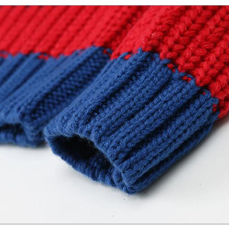 

4-10 Yrs Autumn Baby Boys Girls Stripe Pullover Sweaters Kids Sweaters Coat Winter Knitted Bottoming Sweaters