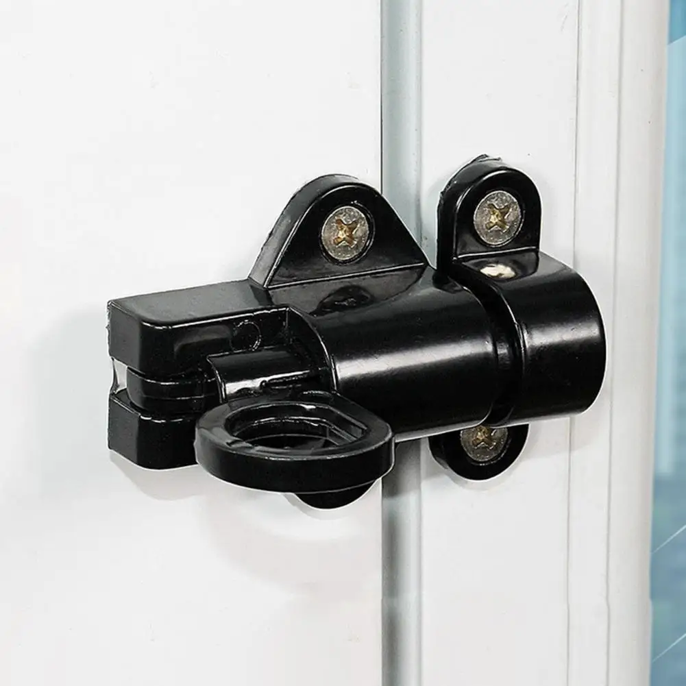 

1 Set Bolt Lock Anti-rust Stable Portable Aluminum Alloy Latch Sliding Door Window Lock for Home