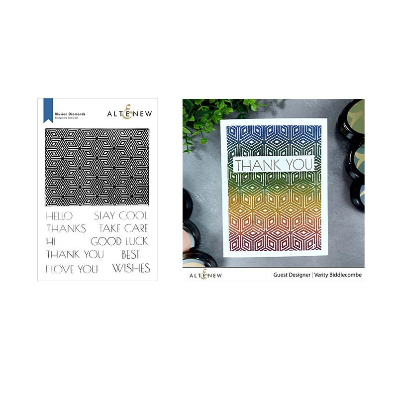 

Hot Sale Illusion Diamonds New Silicone Stamps Scrapbook Diary Decoration Embossing Template Diy Greeting Card Handmade 2021