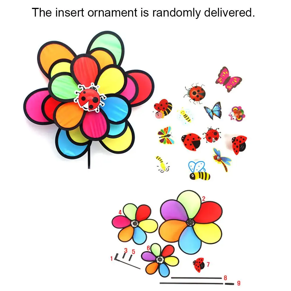 Новое поступление Разноцветные радужные Dazy тройные Колеса цветок Спиннер