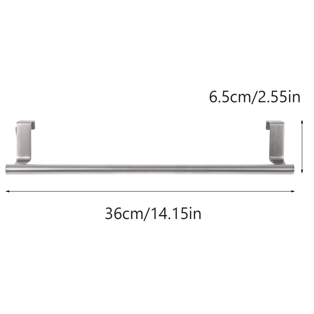 

2Pcs Wall-Mounted Stainless Steel Multifunctional Towel Racks Towel Racks