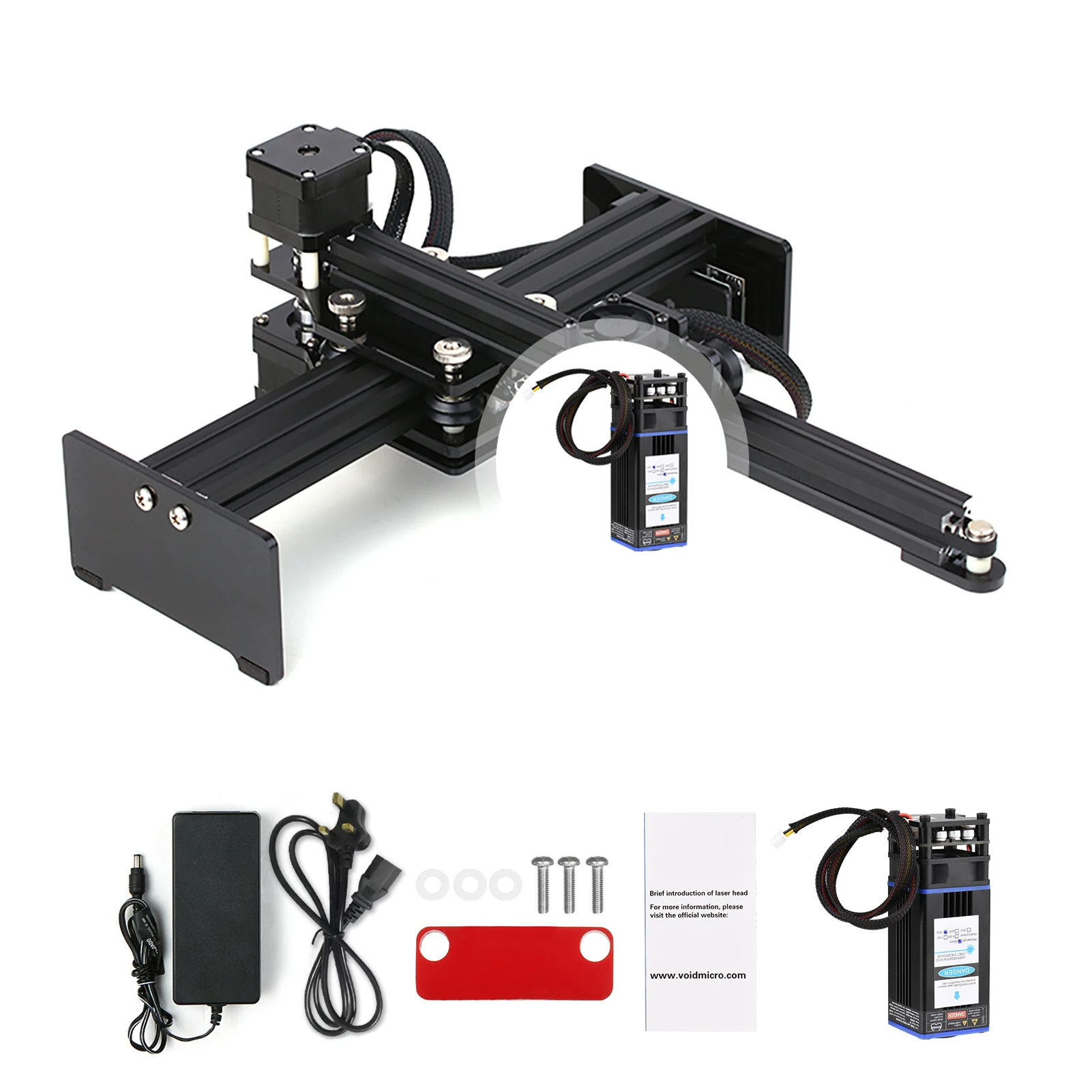Лазерный гравировальный станок 450 нм 40 Вт фиксированное фокусное расстояние