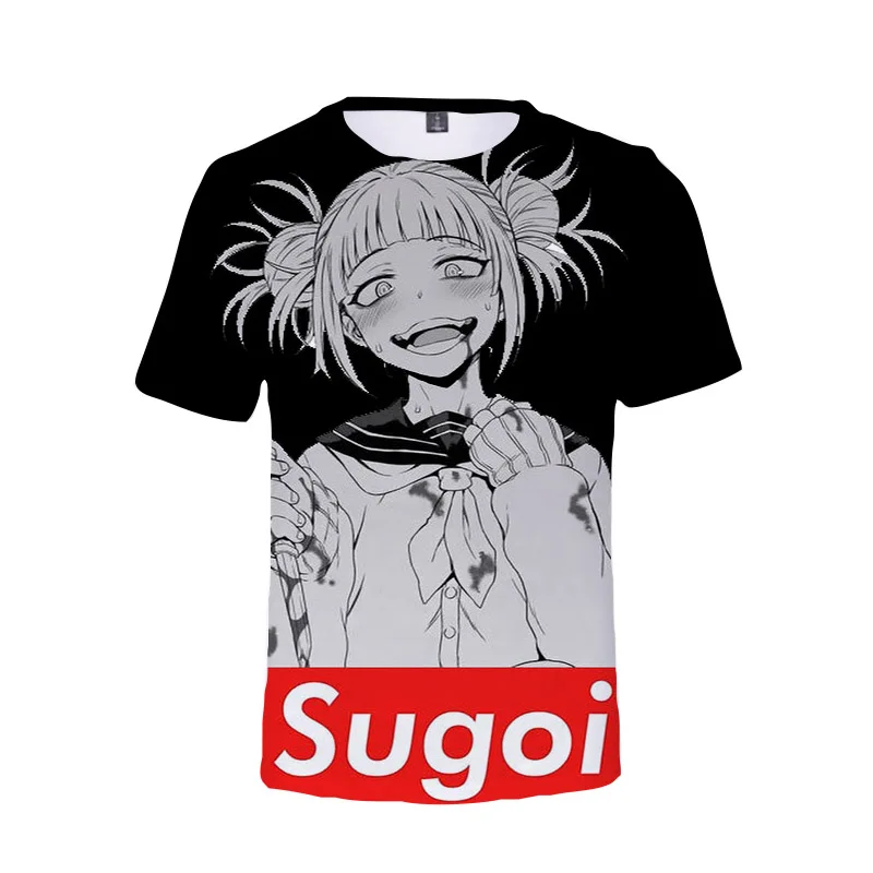 Футболка Boku No Hero Академия Bakugou женские и мужские футболки в стиле хип-хоп летняя