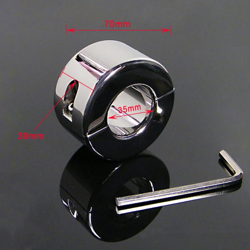 Супер тяжелый металлический кольцо на пенис 980 г |