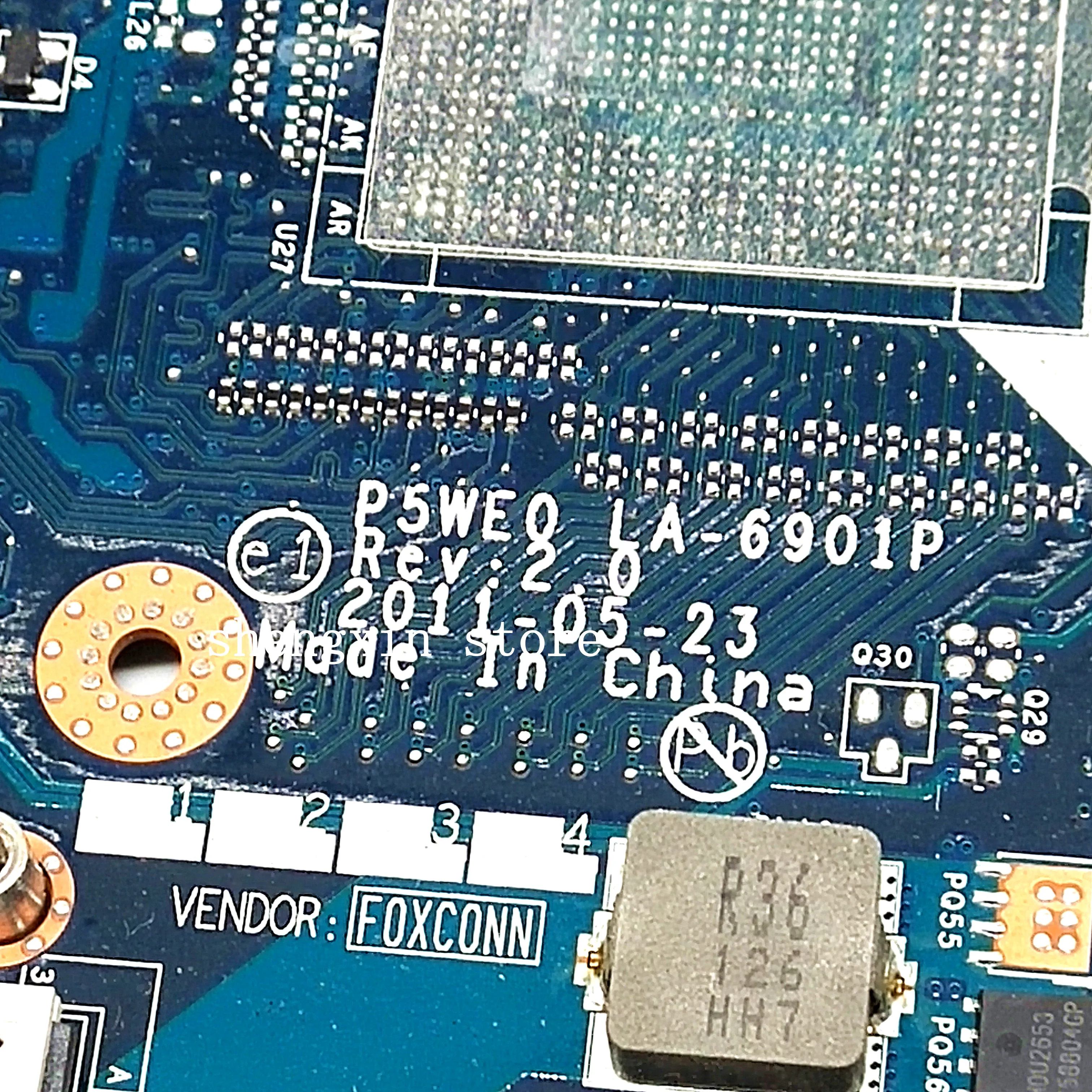 Материнская плата для ноутбука ACER Aspire 5750 5750G 5755 5755G материнская P5WE0 LA