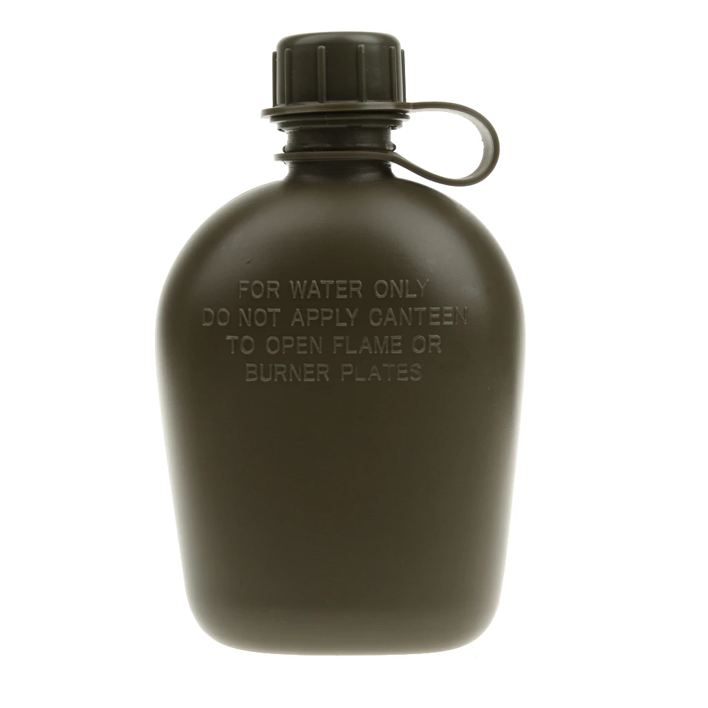 1 л камуфляжная армейская бутылка для воды в стиле милитари отдыха на открытом