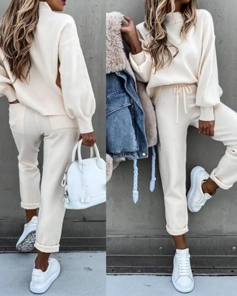 Женские спортивные костюмы осенне-зимний плотный флисовый теплый однотонный