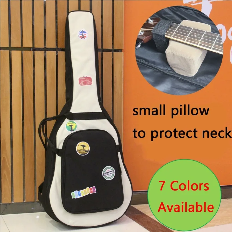 Чехол для гитары сумка рюкзак комплектующие бас водонепроницаемый плотный 38 39 40