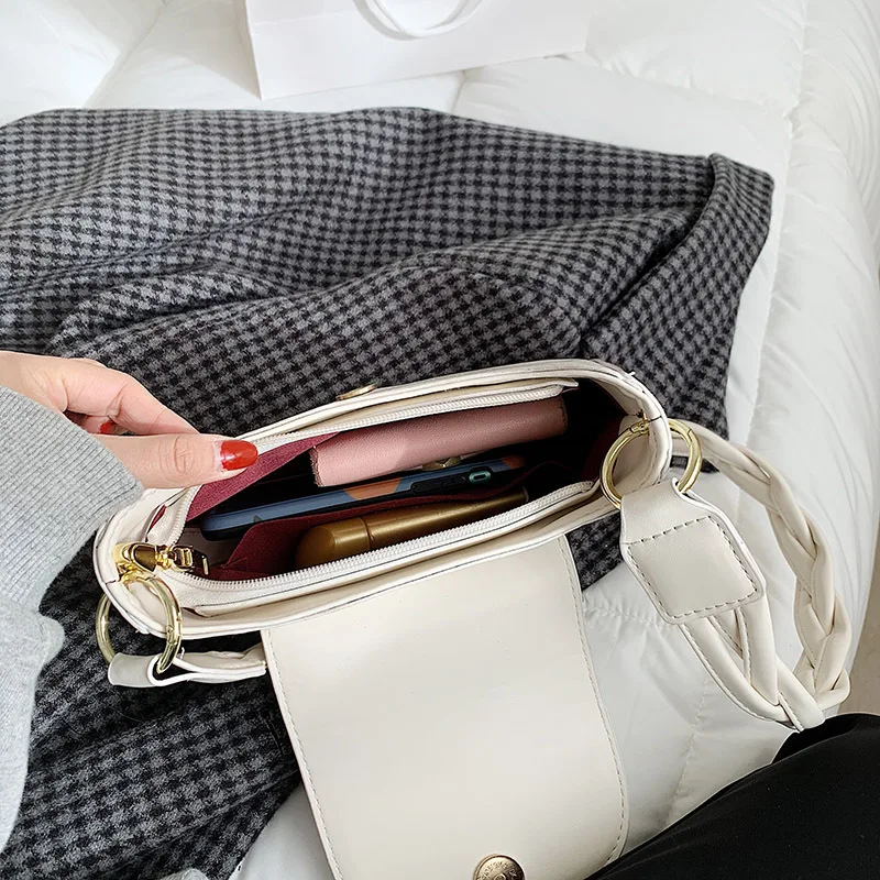 

New Summer New Women's Bag Fashion Bucket Bag Stone Pattern Shoulder Bag Ladies Handbag Picture-Mother Bag Diagonal Female Bag