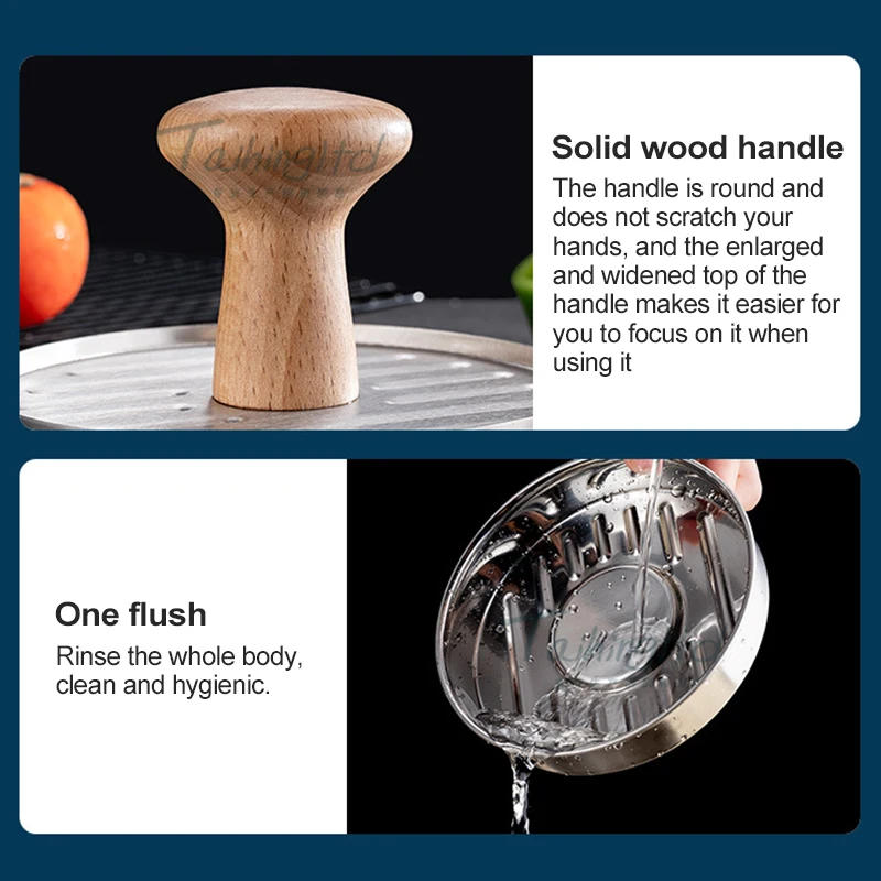 304 нержавеющая сталь форма для гамбургера 5 дюймов пирожков пищевая пресс