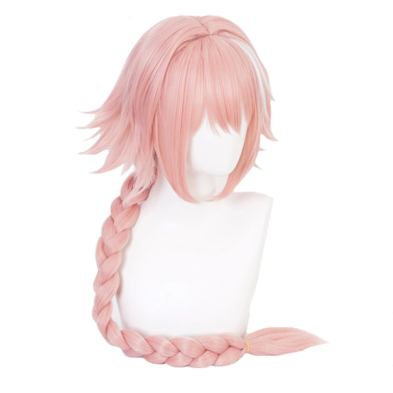 

Игры Fate Apocryph Astolfo Косплэй парики Длинный Розовый Синтетический термостойкий парик волос ролевых игр на Хэллоуин парик