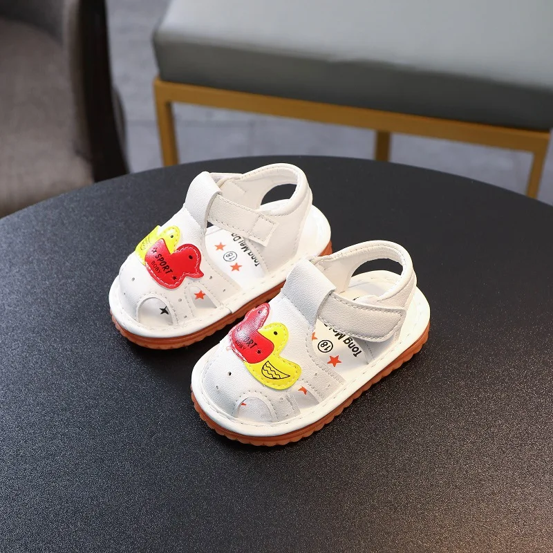 Сандалии Детские со свистком модная обувь для начинающих ходить мальчиков и
