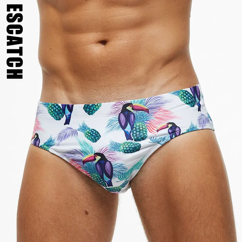 2020 Мужская сексуальная пляжная одежда для плавания с заниженной талией брифы