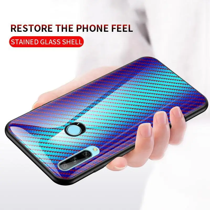 Противоударный чехол из углеродного волокна для ASUS Zenfone Max Pro M1 ZB601KL M2 ZB631KL Rog Phone 2