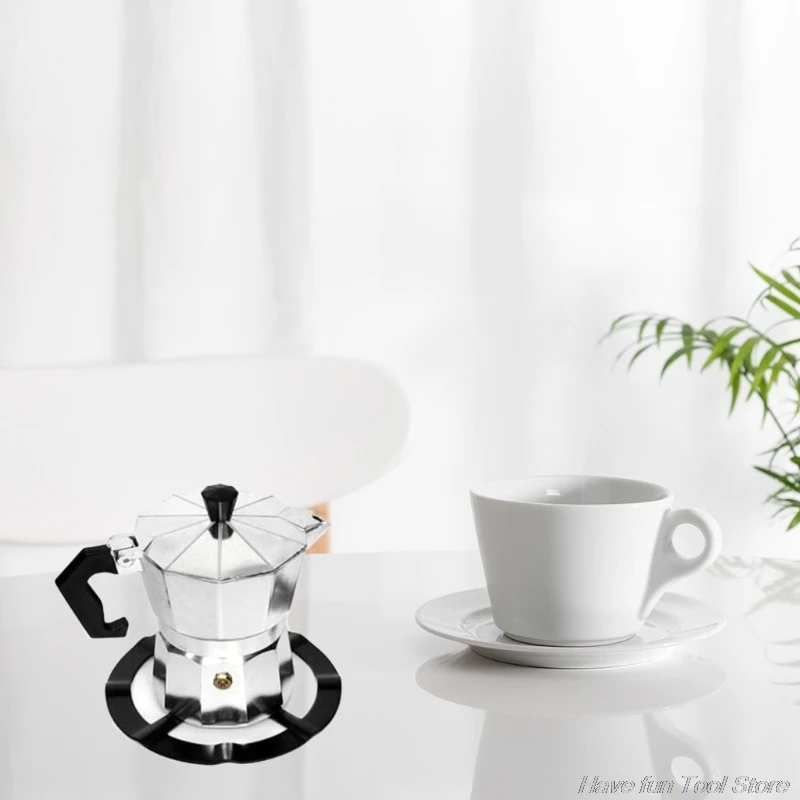 1 шт. Нержавеющая сталь газа Плита стеллаж для выставки товаров мокко горшок Кофе