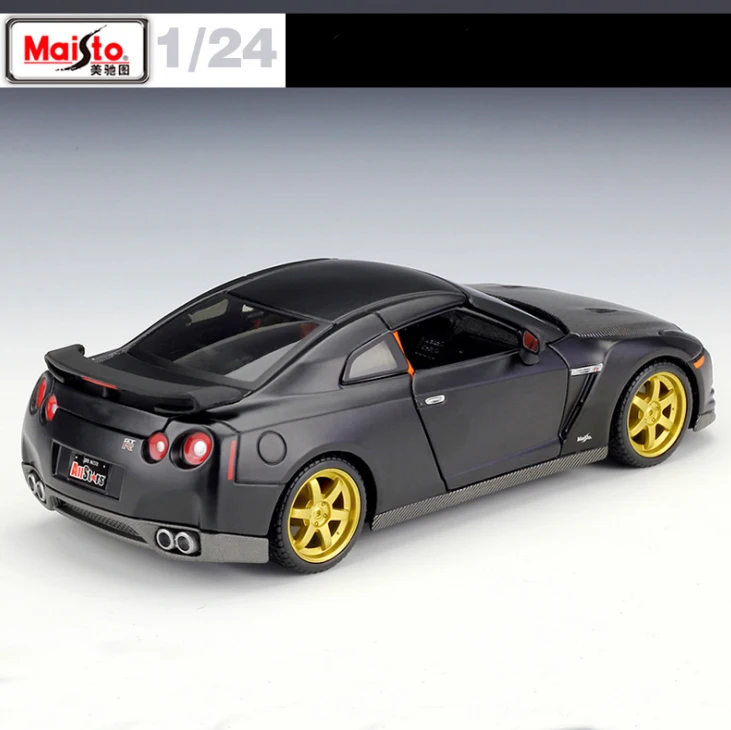 Масштаб 1:24 Maisto 2009 Nissan GTR Skyline GT-R Супер спортивный автомобиль turbo R35 гоночный купе