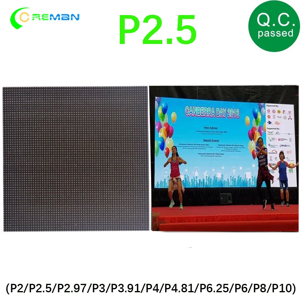 Высокое качество HD Крытый smd p2.5 модуль светодиодной матрицы rgb Полноцветный hub75