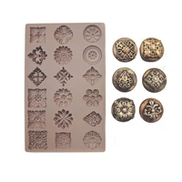 silicone relief scroll molds diy baroque curlicue scroll lace mould mat european frame decorating tools for clay fondant plaste