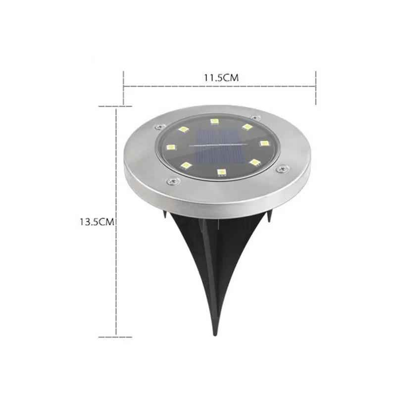 

Freestanding Solar Light Led Underground Waterproof Courtyard Sense Automatically Street Lamp Ip66 Garden Light Light Lawn