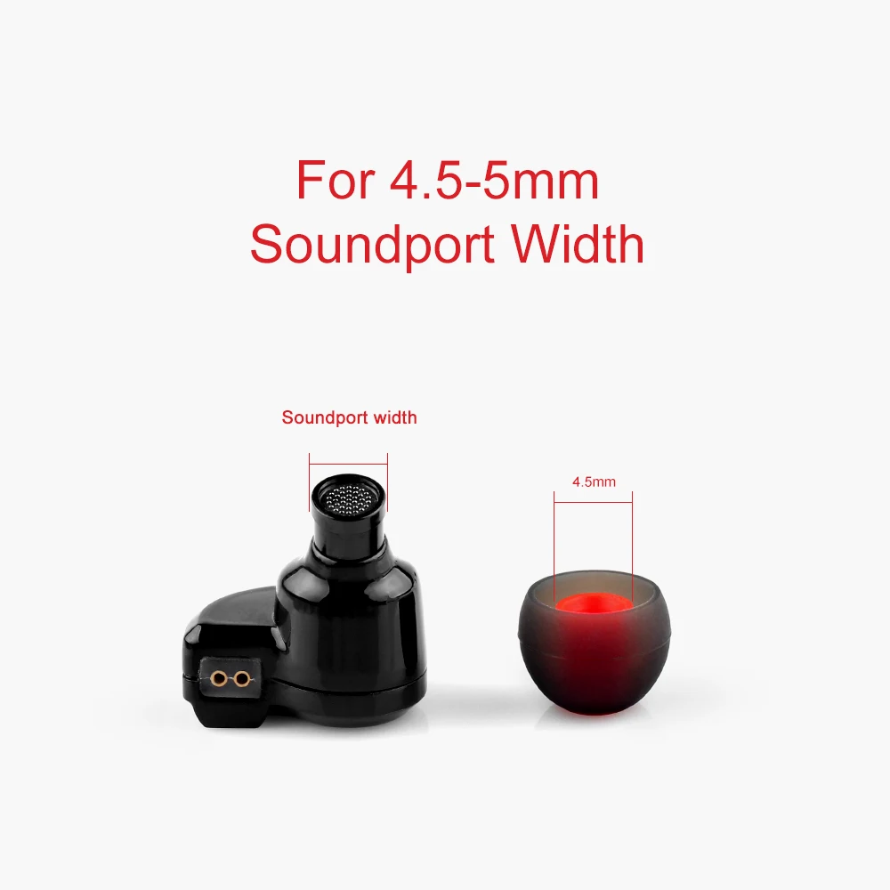 TRN 3 пары (6 шт) L M S наушниковые вкладыши из силикона для ушей/наушники-вкладыши/эр-типсы/эрбады для KZ MT1 CS2 TA1 и других.