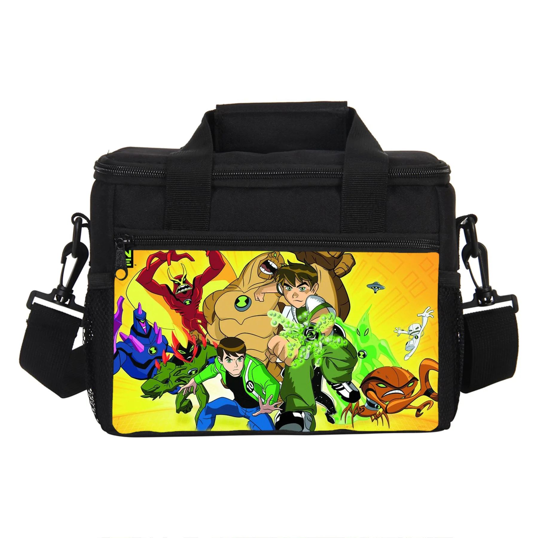 Карикатурные Защитники Земли BEN10 Портативная сумка для обеда в школу Ранний обеденный ящик для детей и студентов.