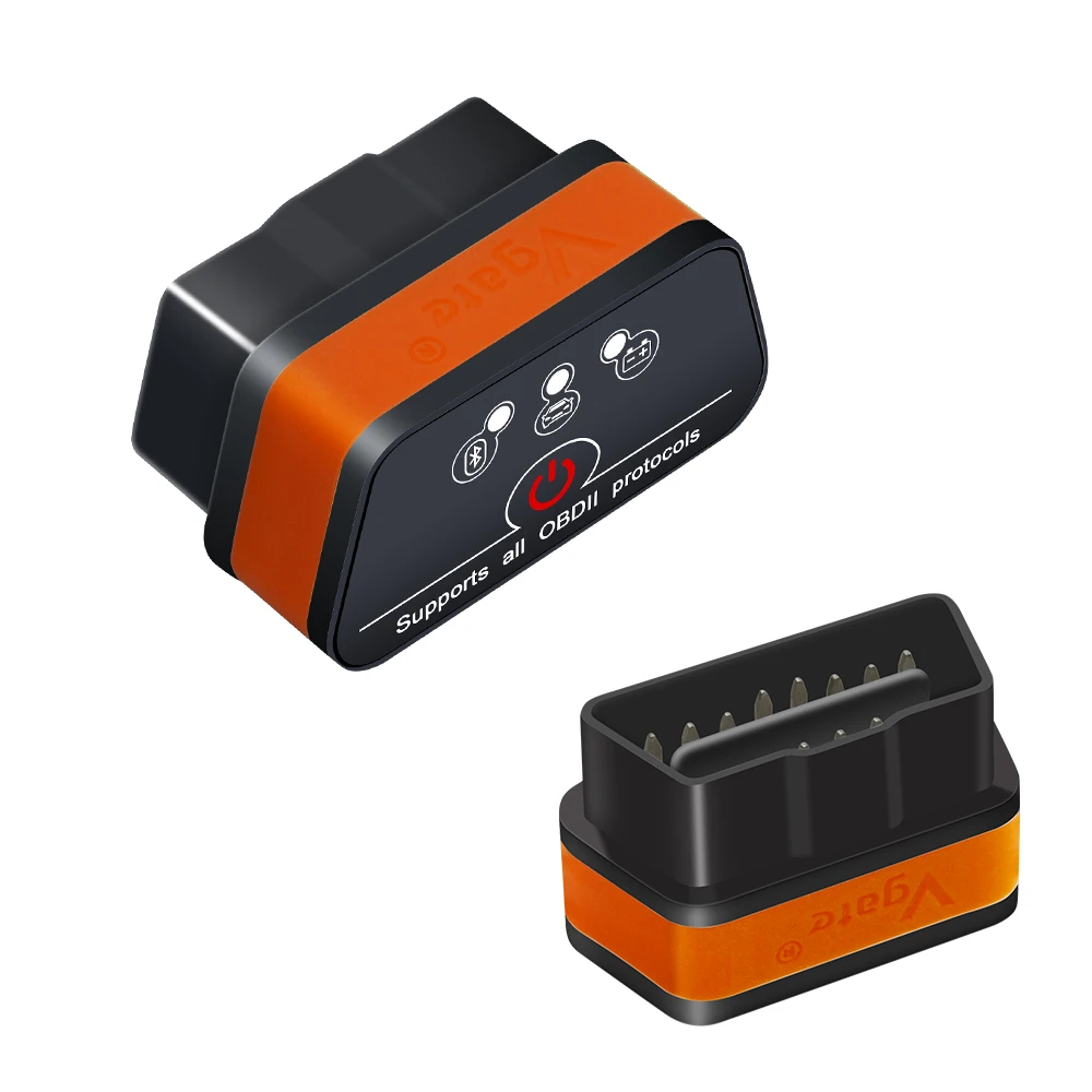 Оригинальный сканер Vgate iCar2 Bluetooth OBD iCar 2 ELM327 диагностический интерфейс