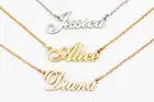Индивидуальное ожерелье с индивидуальным именем для женщин, золотая цепочка из нержавеющей стали, чокер, ожерелье, ювелирный подарок