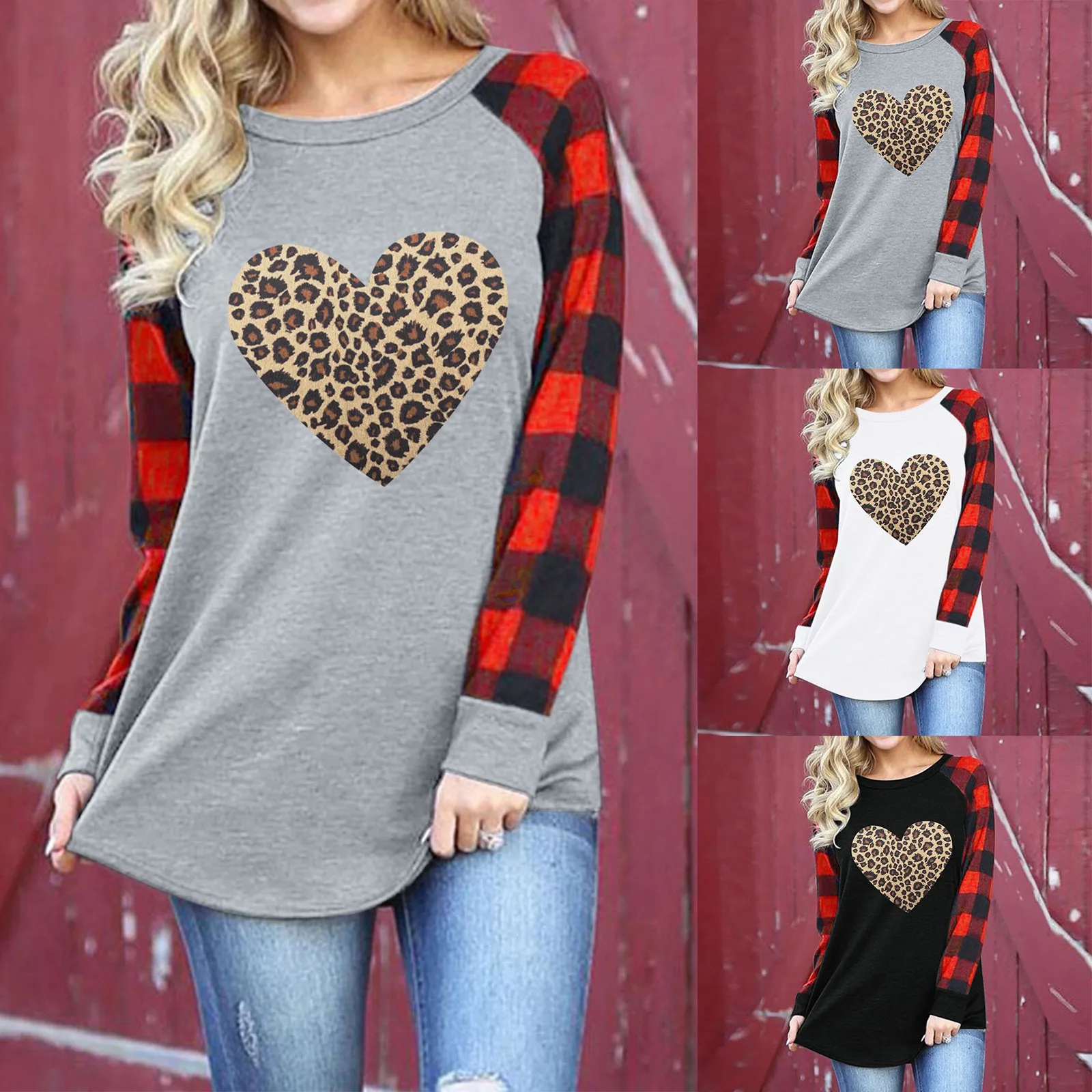 

Women's Sweatshirt Long Sleeve Round Neck Casual Loose Tops Shirts Early Autumn Clothing 2021 New Casual Sweater Sudaderas